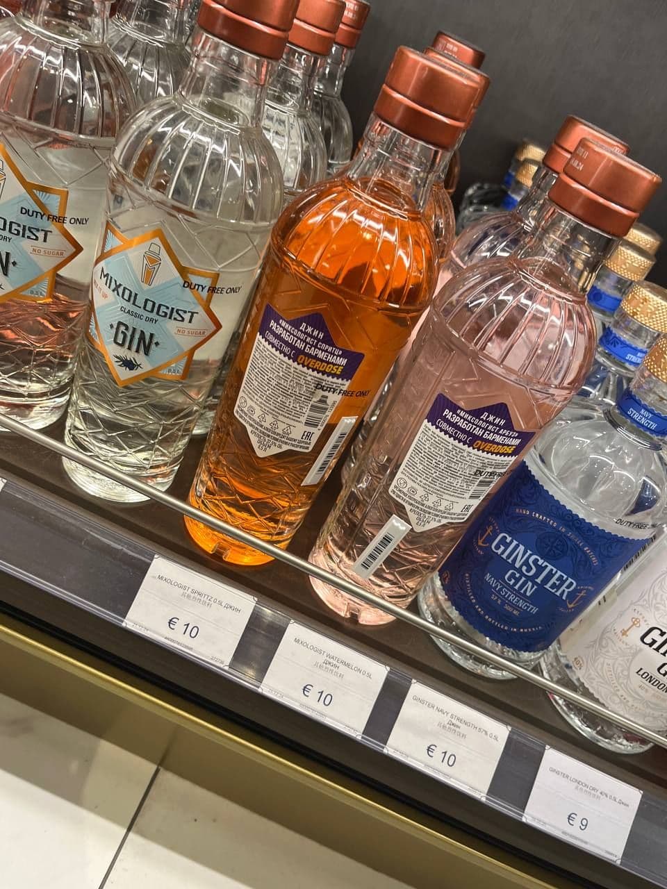 Долго искал в магазинах джин Mixologist (это с которым Overdose выпускал коллабу).