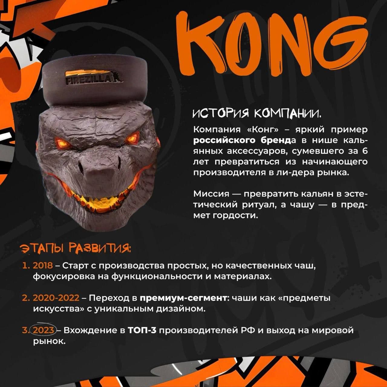 🔸 Бренд дизайнерских кальянных чаш KONG | about us